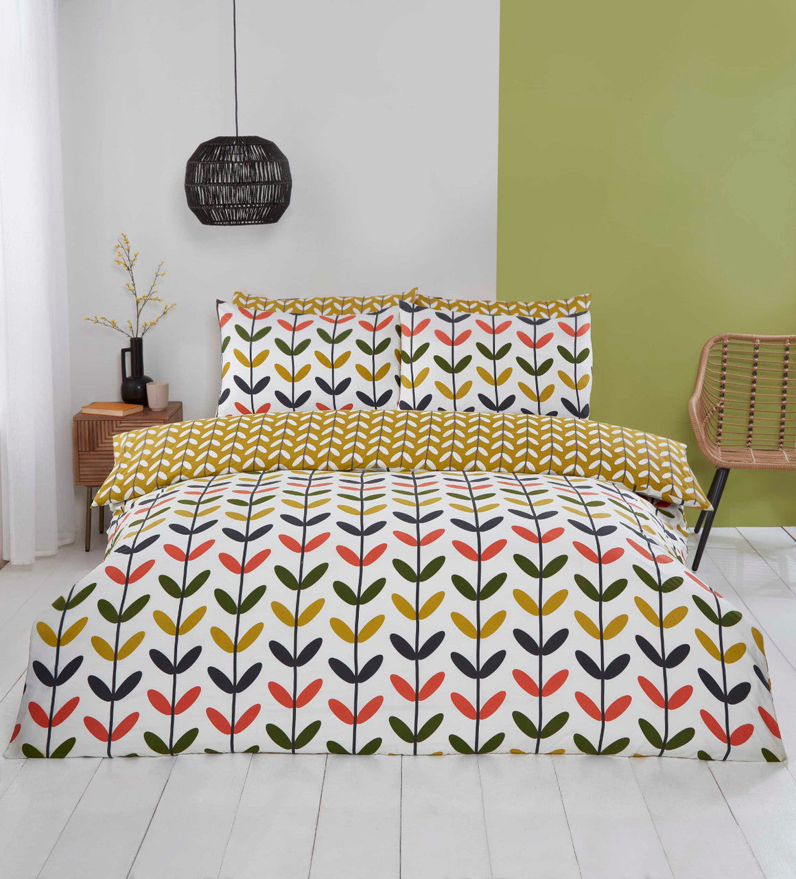 Jules Multi Duvet Cover Set Double Multi
