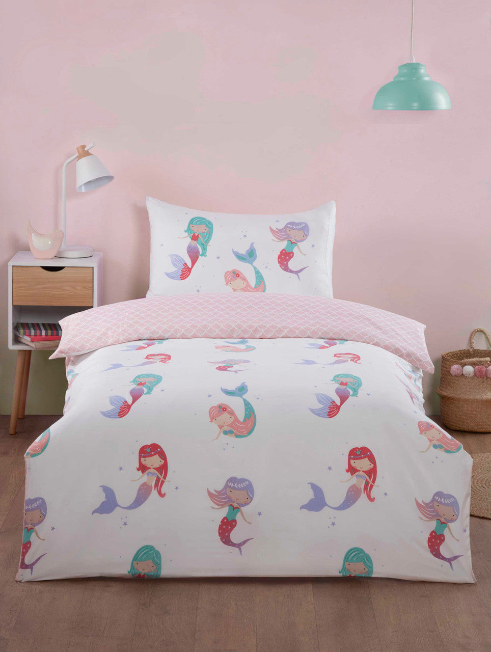 Little Mermaids Duvet Set Toddler Multi