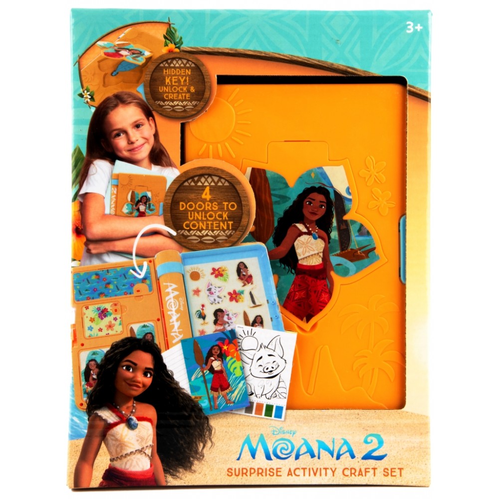 Moana 2 Surprise Activity Craft Journal Set