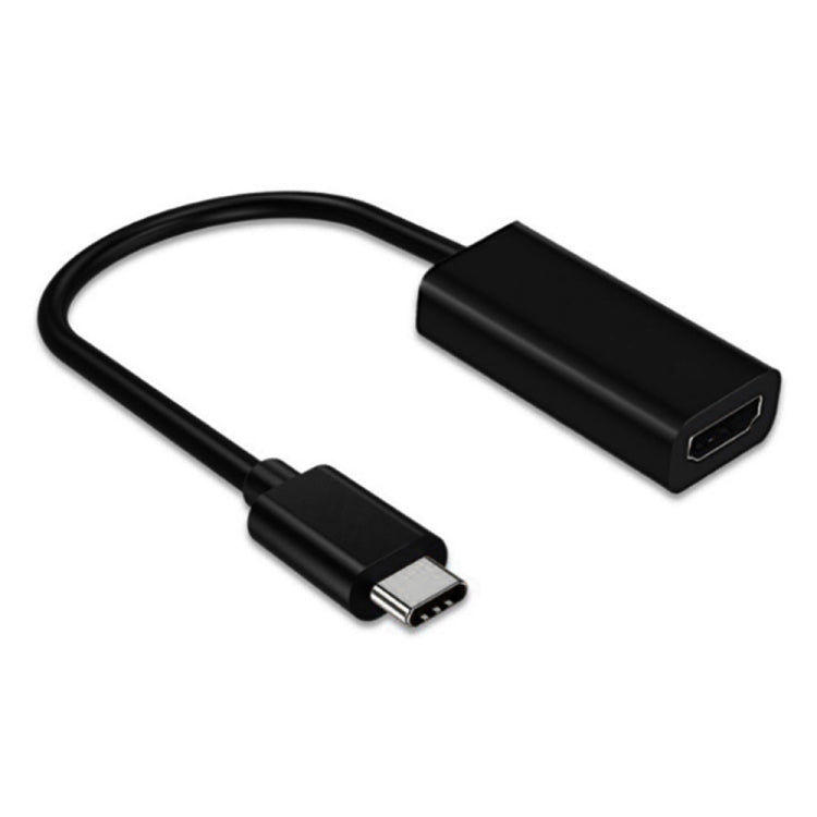 Mini Portable USB 3.1 USB-C/Type-C to HDMI HD 4K Conversion Cable (Black)