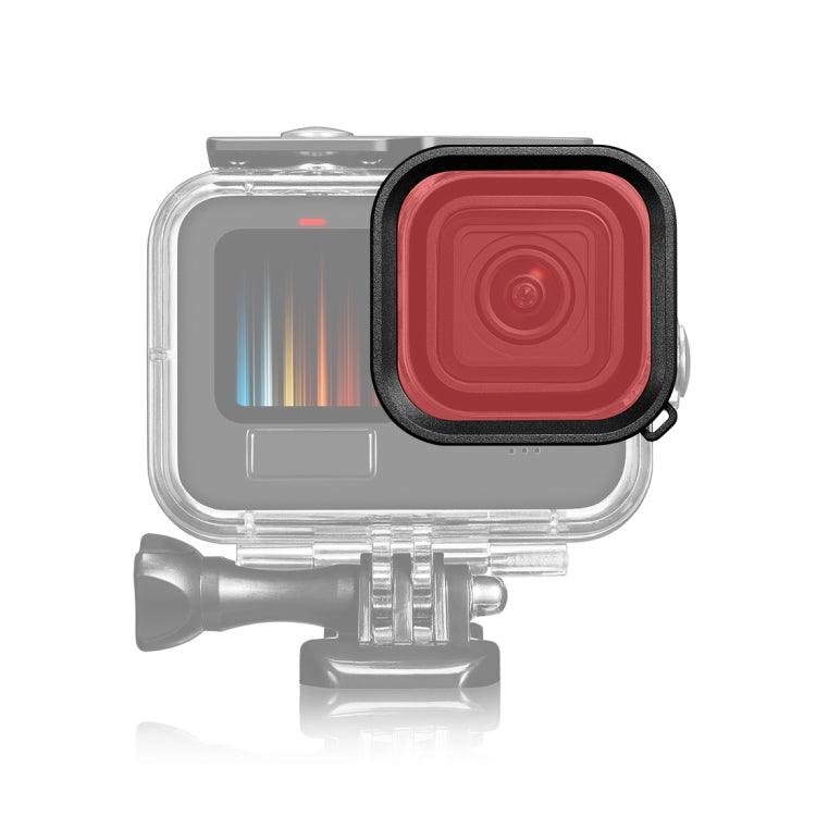 GoPro Hero11 Black / HERO10 Black / HERO9 Black PULUZ Square Housing Diving Color Lens Filter (Pink)