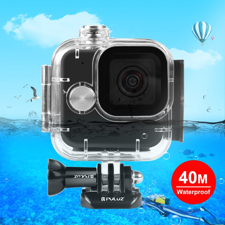 GoPro Hero11 Black Mini 40m Waterproof Housing Protective Case Cover with Buckle Basic Mount & Screw (Transparent)