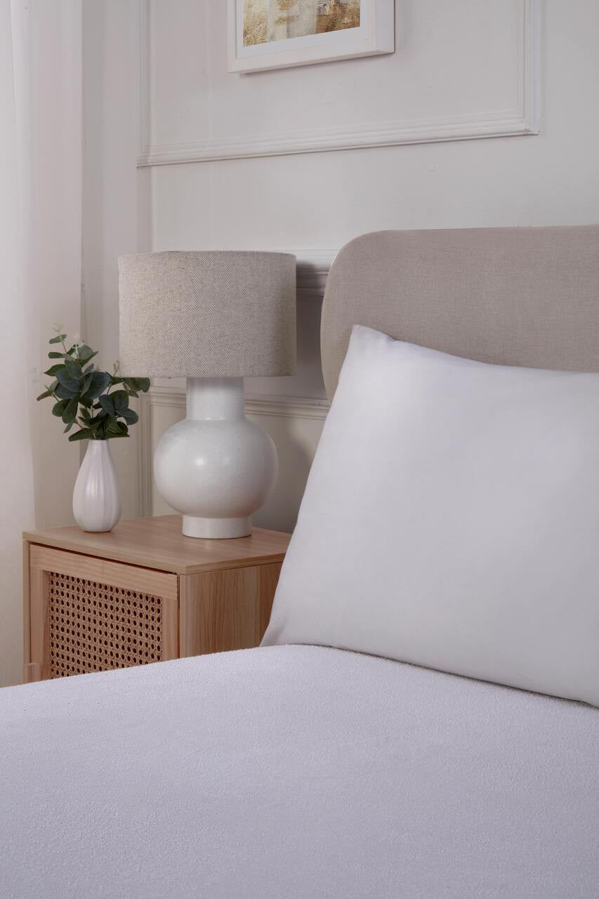 Terry Mattress Protector 4Ftt White