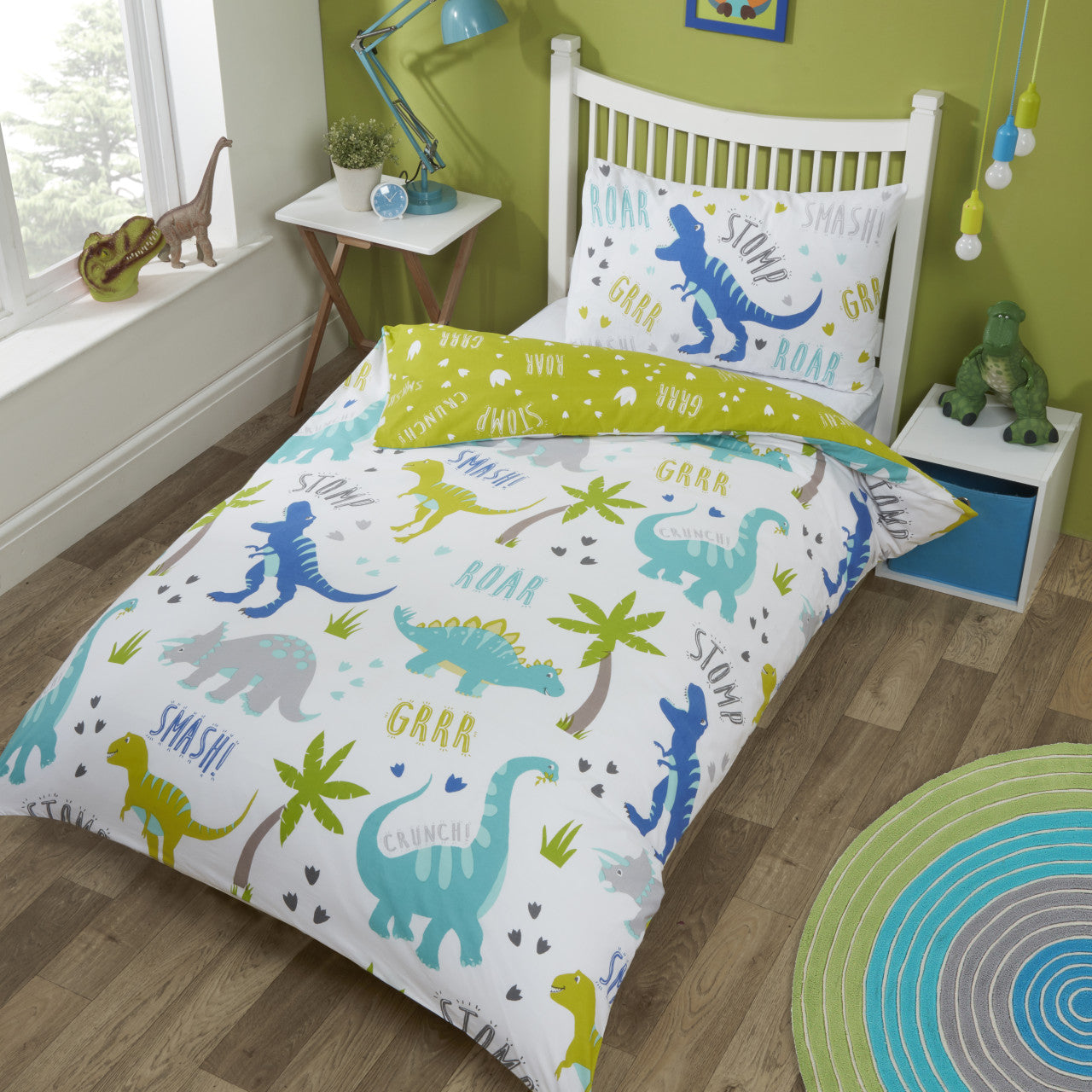 Roarsome Duvet Set Single Multi