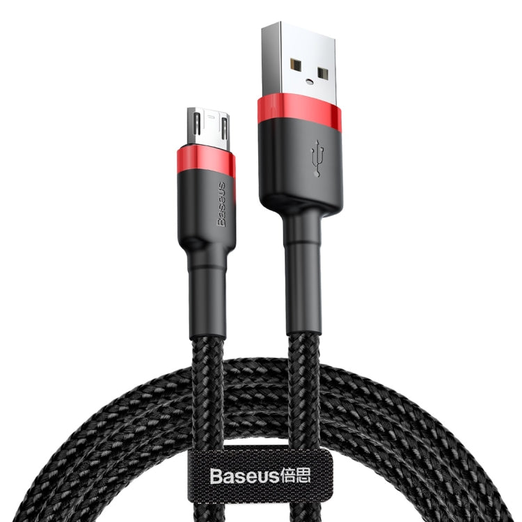 Baseus 2A Micro Cafule Tough Charging Cable, Length: 3m (Red + Black)