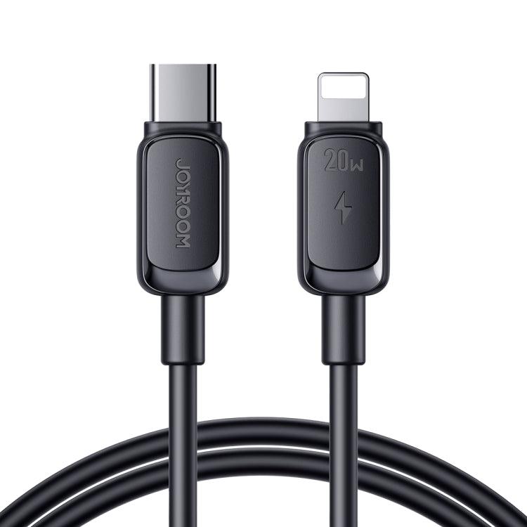 JOYROOM Multi-Color Series 20W USB-C / Type-C to 8 Pin Fast Charging Data Cable, Length:1.2m (Black)