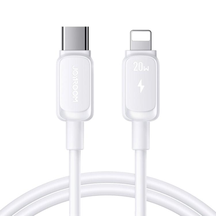 JOYROOM Multi-Color Series 20W USB-C / Type-C to 8 Pin Fast Charging Data Cable, Length:1.2m (White)