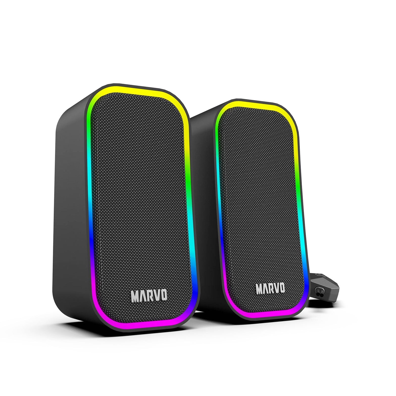 Marvo Scorpion Havoc 20 USB Powered Stereo RGB 6W Gaming Speakers (Black)