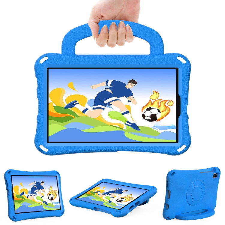 Samsung Galaxy Tab A9 8.7 SM-X110/X115 Handle Football Shaped EVA Shockproof Tablet Case (Blue)