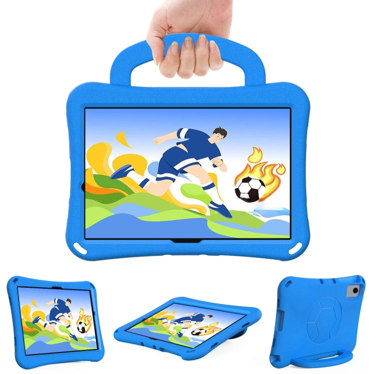 Samsung Galaxy Tab A9+ 10.95 2023 Handle Football Shaped EVA Shockproof Tablet Case (Blue)