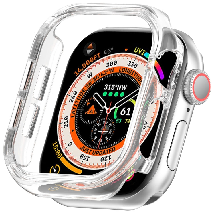 Apple Watch Series 10 46mm Half Pack PC Hollow Watch Case Cover (Transparent)