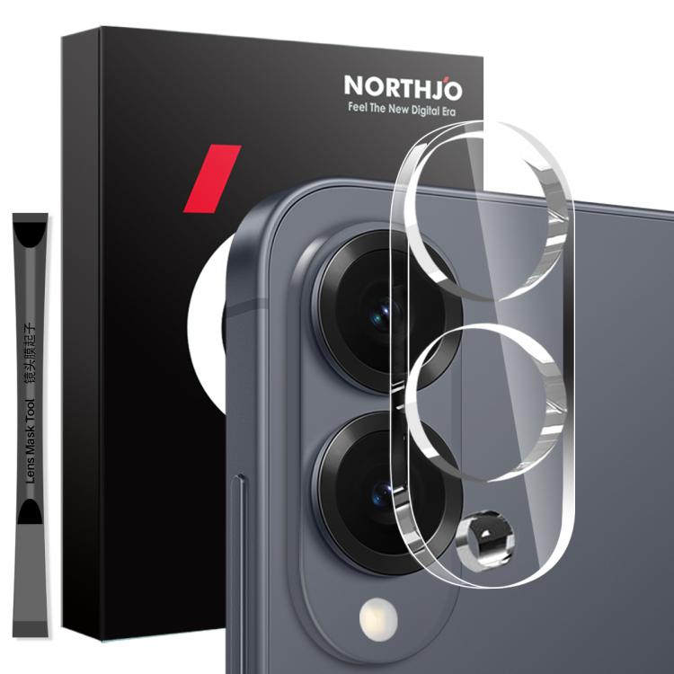 Samsung Galaxy S25 Edge 5G NORTHJO 3D HD Tempered Glass Camera Lens Protector