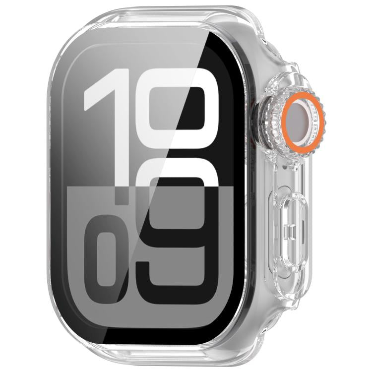 Apple Watch Series 6/5/4/SE/SE2 44mm to Ultra 49mm Tempered Film PC Case - Transparent