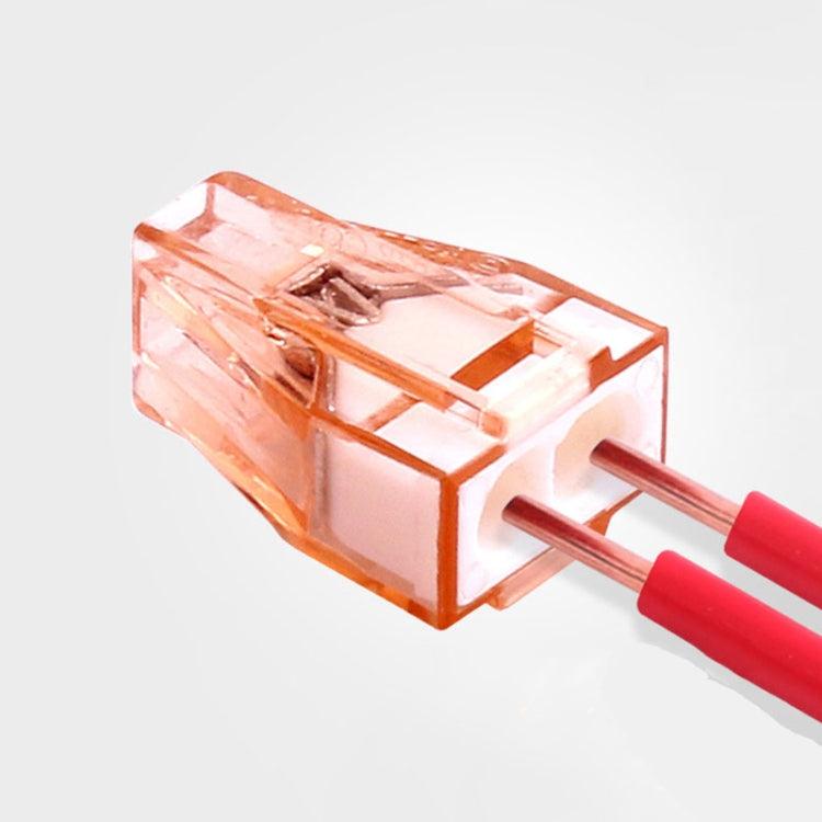 602A Wire Quick Connector Terminal Block Plug-In Parallel Splitter Crimp Cap Copper Insulated Connector, 10 Piece