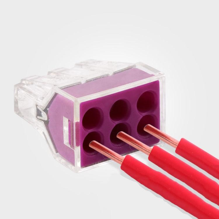 VSELE 106A Wire Quick Connector Block Parallel Plug-In Terminal, 10 Piece