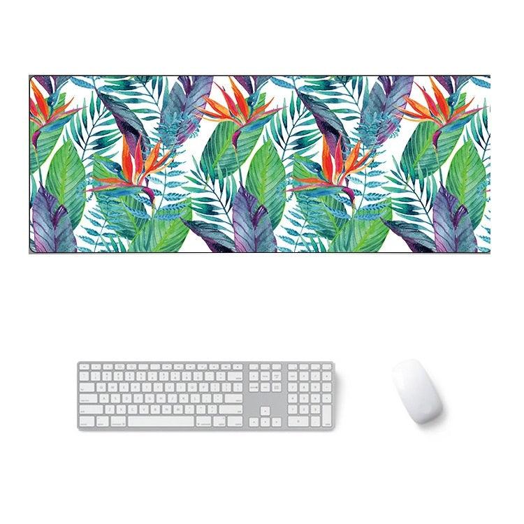 900x400x4mm Office Learning Rubber Mouse Pad Table Mat (8 Tropical Rainforest)