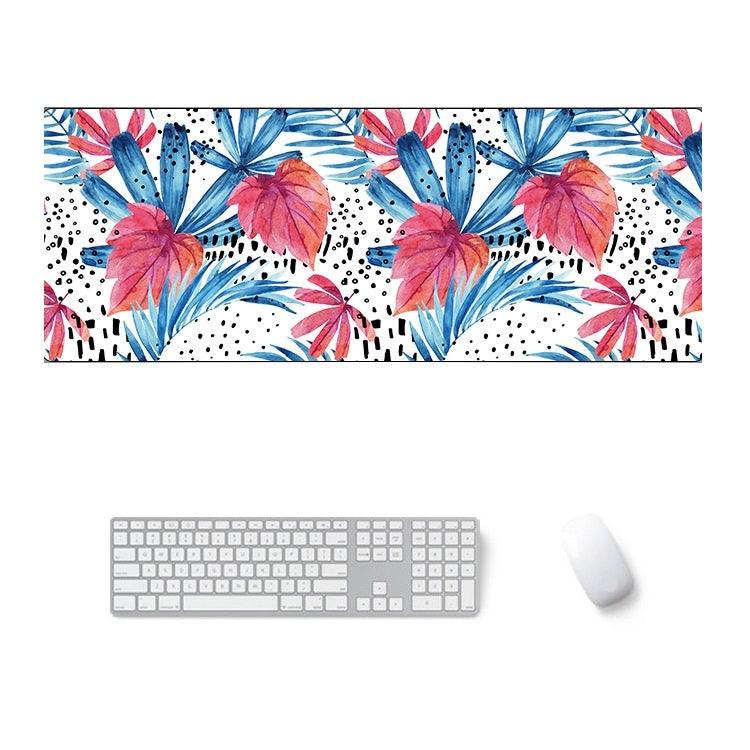 900x400x4mm Office Learning Rubber Mouse Pad Table Mat (11 Tropical Rainforest)