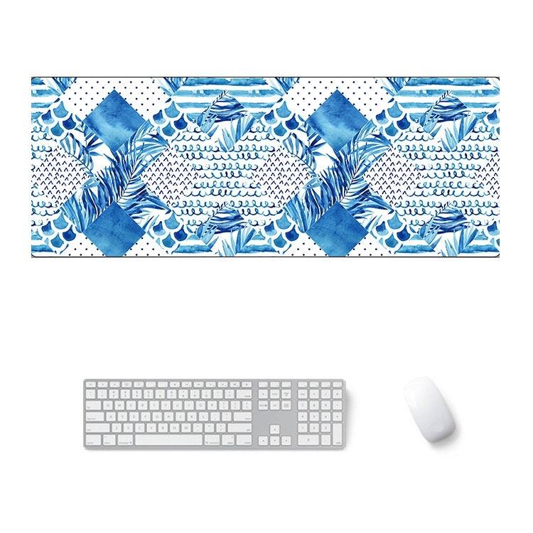 900x400x4mm Office Learning Rubber Mouse Pad Table Mat (12 Tropical Rainforest)