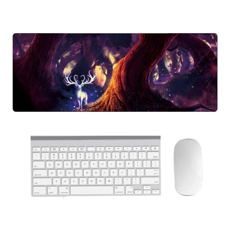 Hand-Painted Fantasy Pattern Mouse Pad, Size: 400 x 900 x 2mm Seaming (1 Dream)