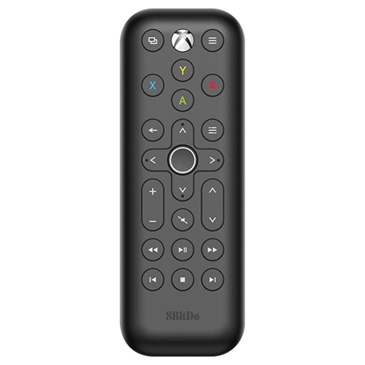 8BitDo Backlit Key Media Remote Control For Xbox, Style: Short Version (Black)