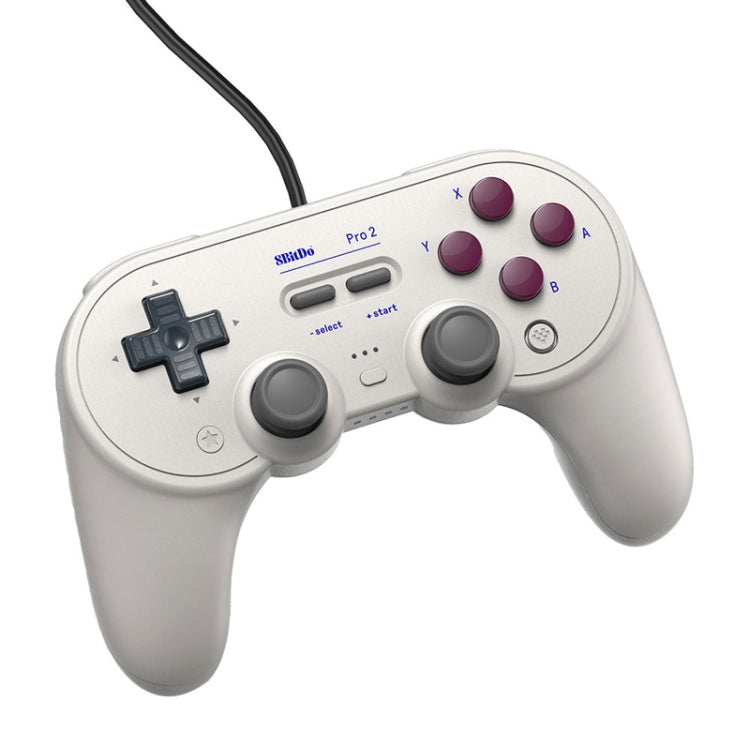 8Bitdo Pro 2 Wired Gamepad For Switch (White)