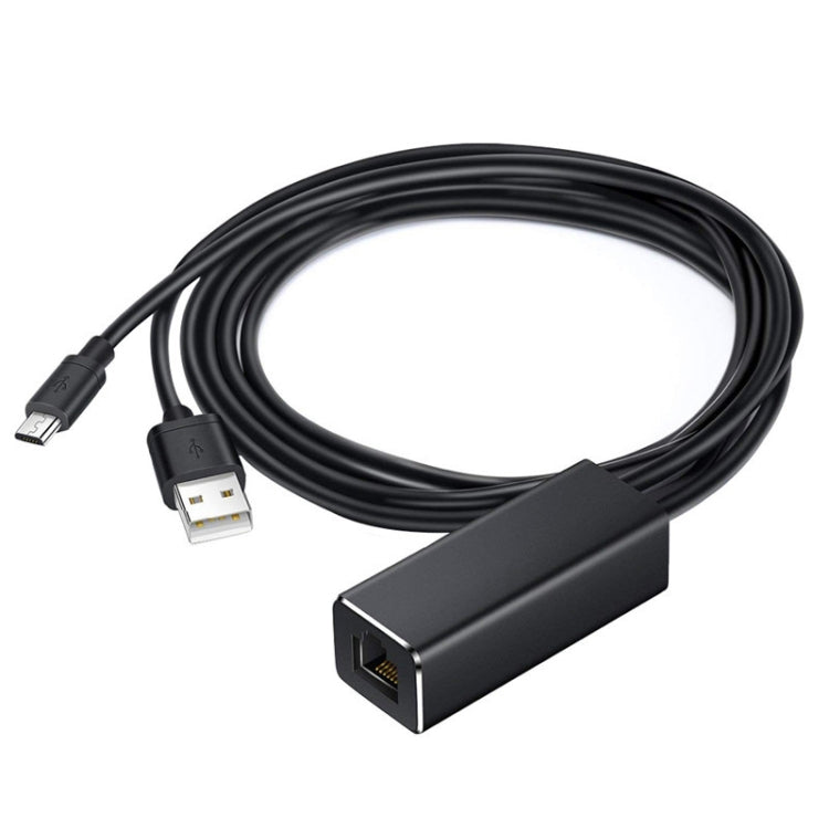 RJ45 Micro USB to 100M Ethernet Adapter Steady Watch Video for Chromecast, Fire Stick, Raspberry Pi