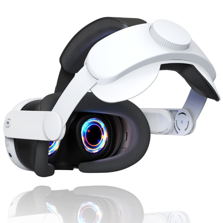 Meta Quest 3 VR Adjustable Elite Headset Head Strap (White)