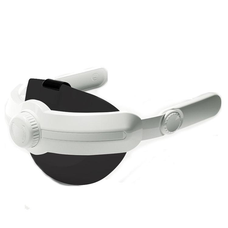 Meta Quest 3 VR iplay Head Strap Reduce Pressure Adjustable Headband (White)