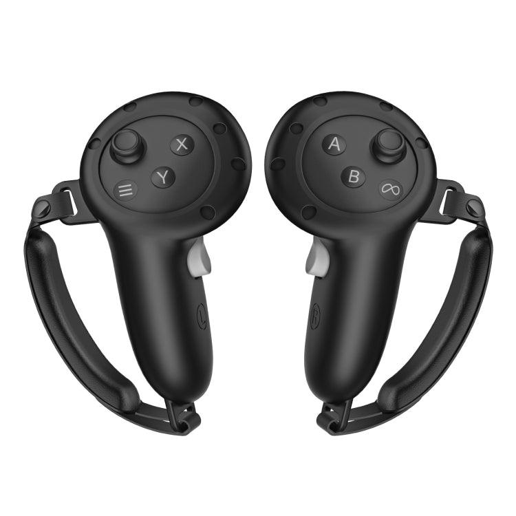 Meta Quest 3 Handle Silicone Protective Cover VR Accessories (Black)