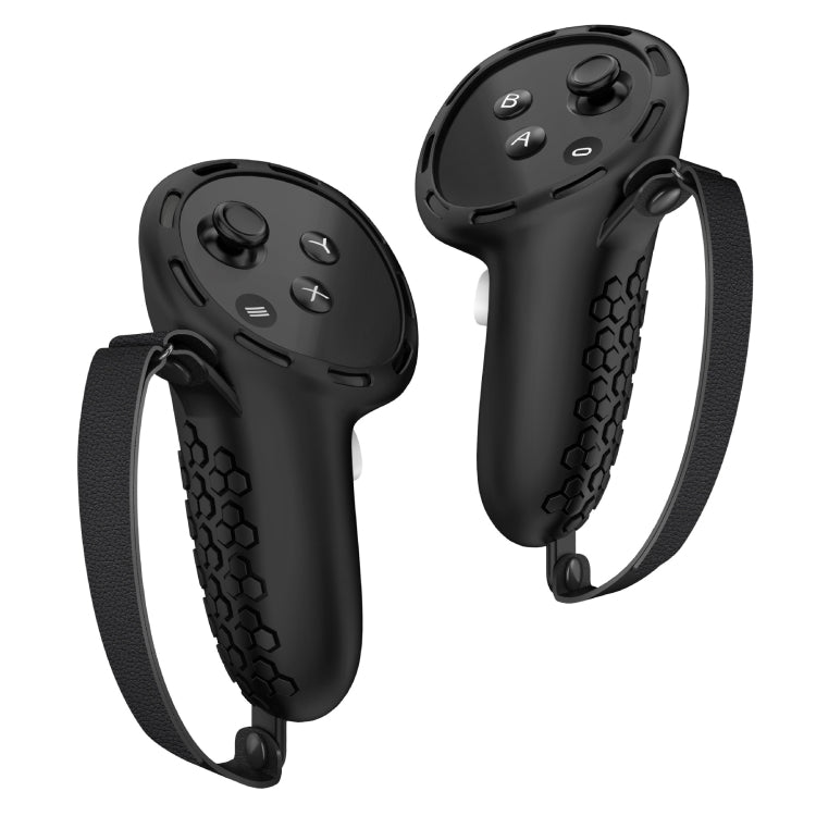 Meta Quest 3S / 3 Controller Silicone Anti-Slip Protective Cover VR Accessories (Black)