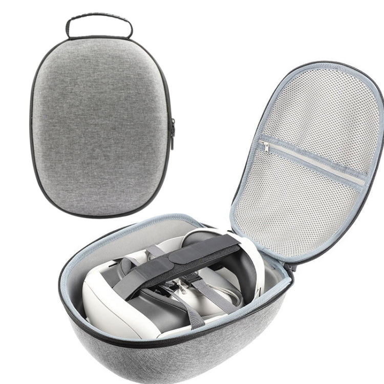 Meta Quest 3 VR Storage Bag EVA Hard Shell Case Handbag - Grey