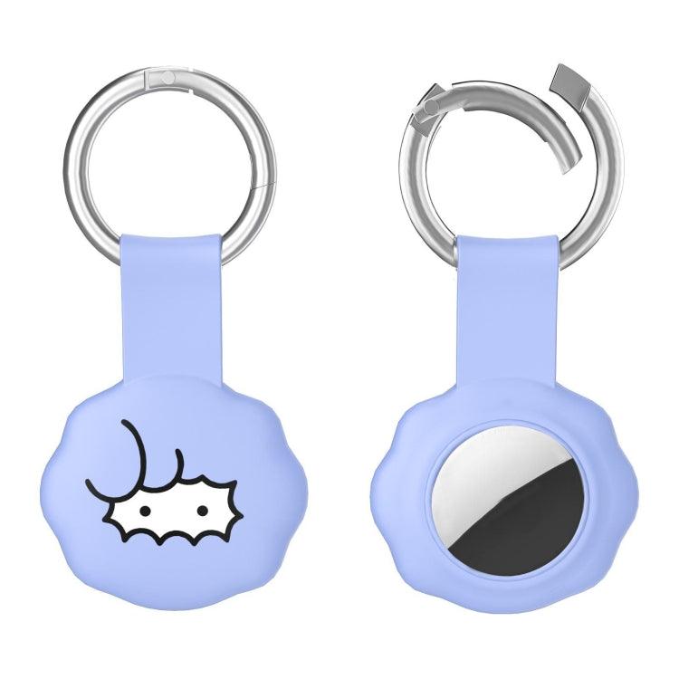Apple AirTag Pet Tracker Protective Case Cover Cartoon Cute Locator Protector (Blue)