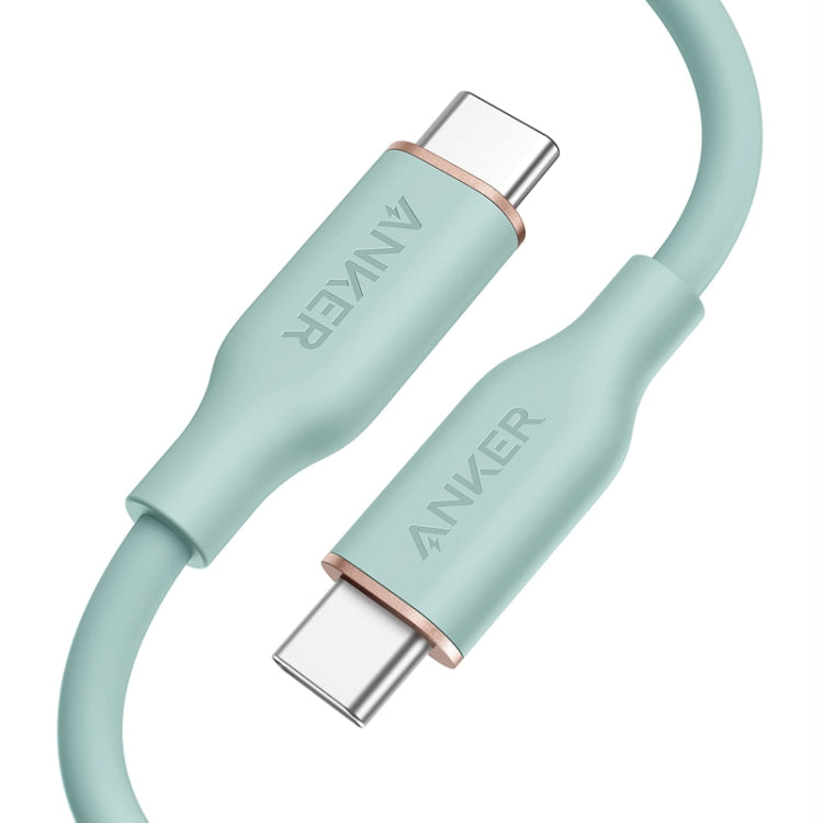 Anker Powerline III Dual Type-C PD100W Fast Charging Cable 1.8m - Mint Green