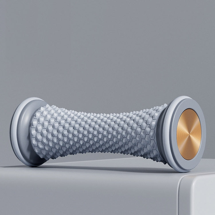 Plantar Fascia Wheel Foot Massager Yoga Roller Arch Trainer (Gray)