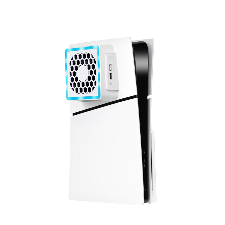 PS5 Slim Console Side-mounted RGB Cooling Fan Radiator