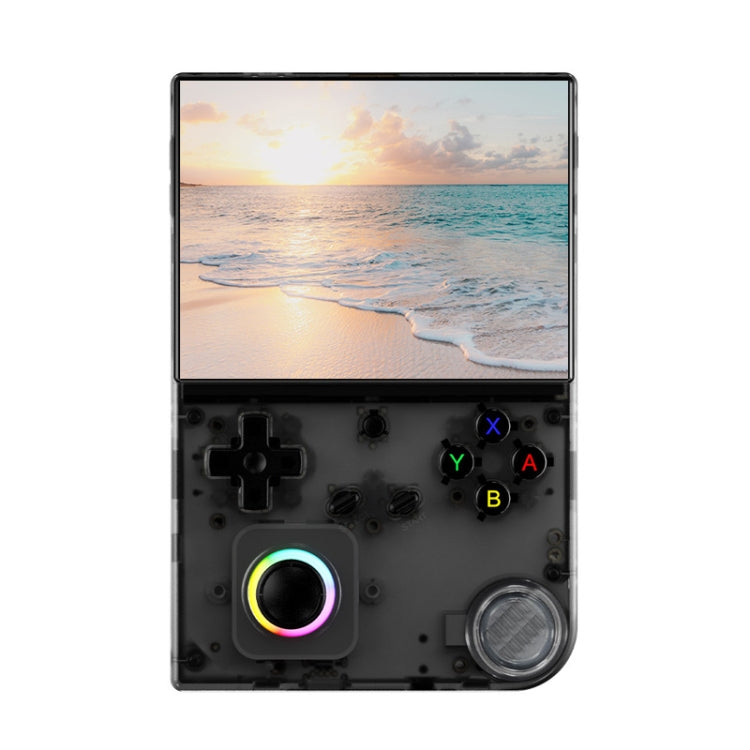 ANBERNIC Vertical HD Screen Joystick Game Console With Ambient Light Portable Retro Handheld Console, Size: 64GB (Black)
