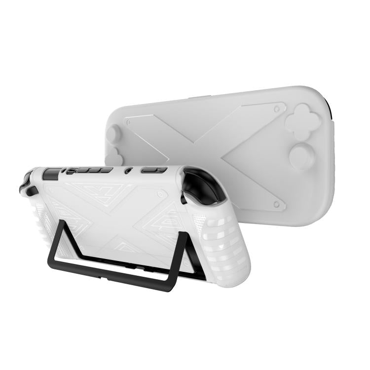 Nintendo Switch 2 PC + TPU Split Cover with Panel Set Protective Shell - White