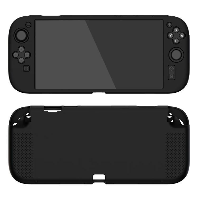 Nintendo Switch 2 Console Soft Silicone Full-Body Case Anti-Slip Protective Cover (Black)