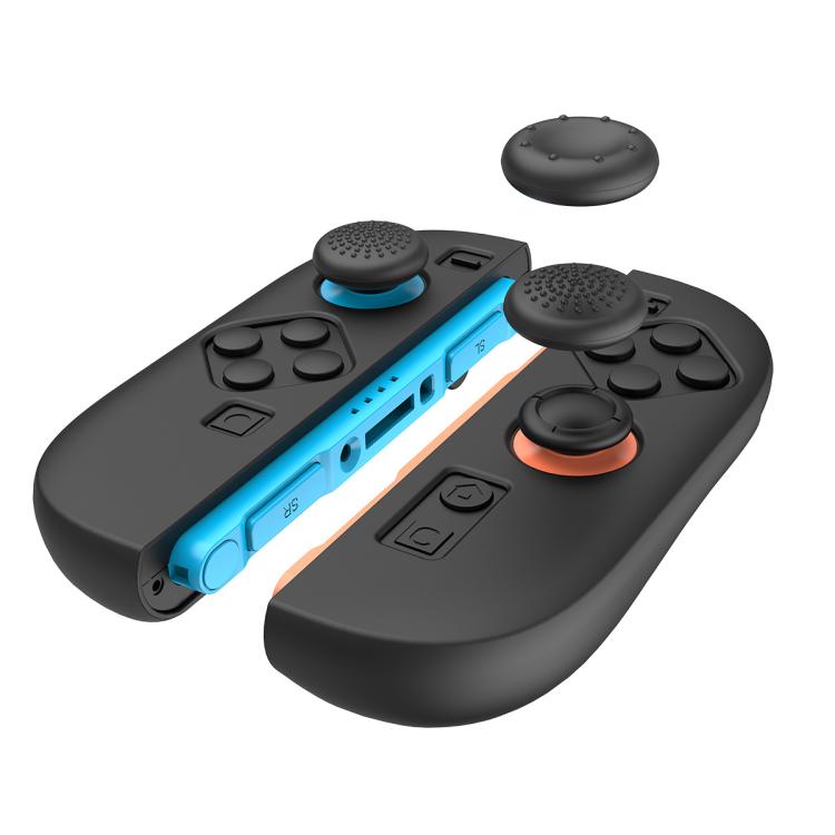 Nintendo Switch 2 Joy-Con ipega Silicone Protective Cover with Joystick Cap - Black