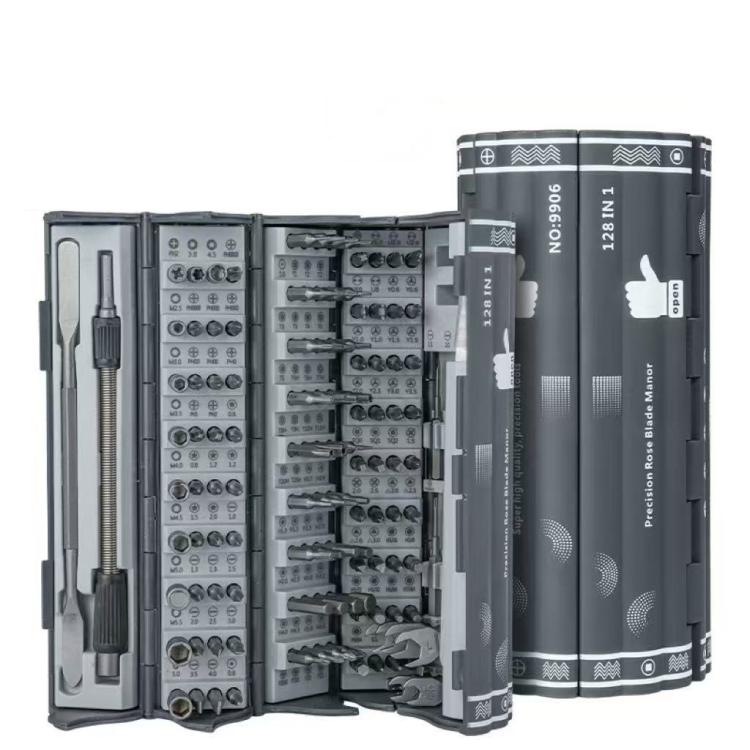 128-In-1 Precision Screwdriver Set with Roll-Up Case - Magnetic Repair Tool Kit