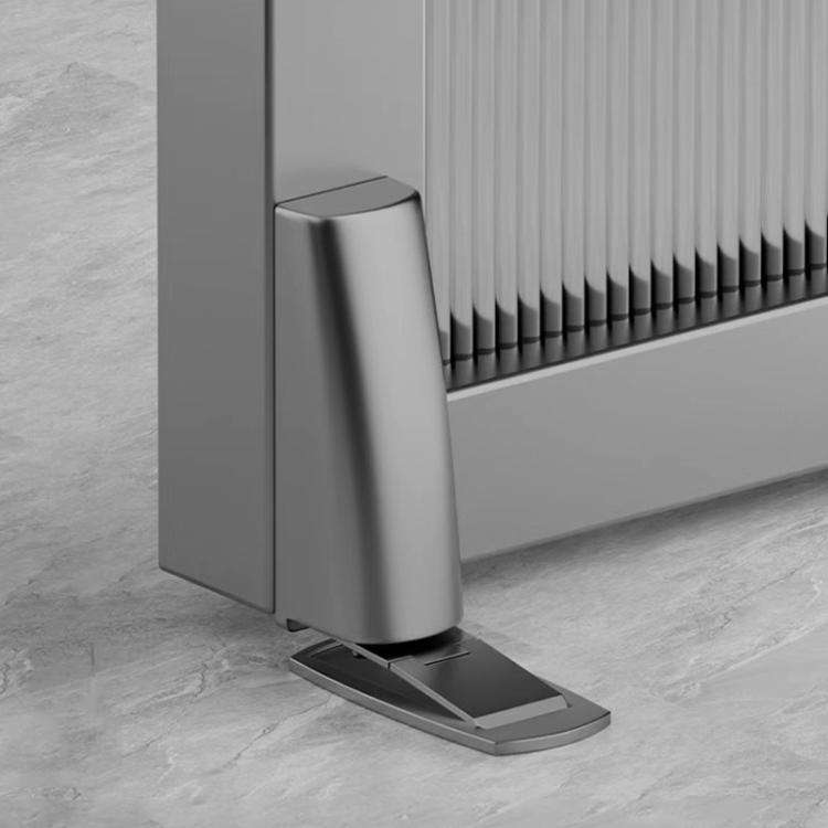 Ultra-narrow Punch-free Magnetic Door Collision Preventer (Silver)