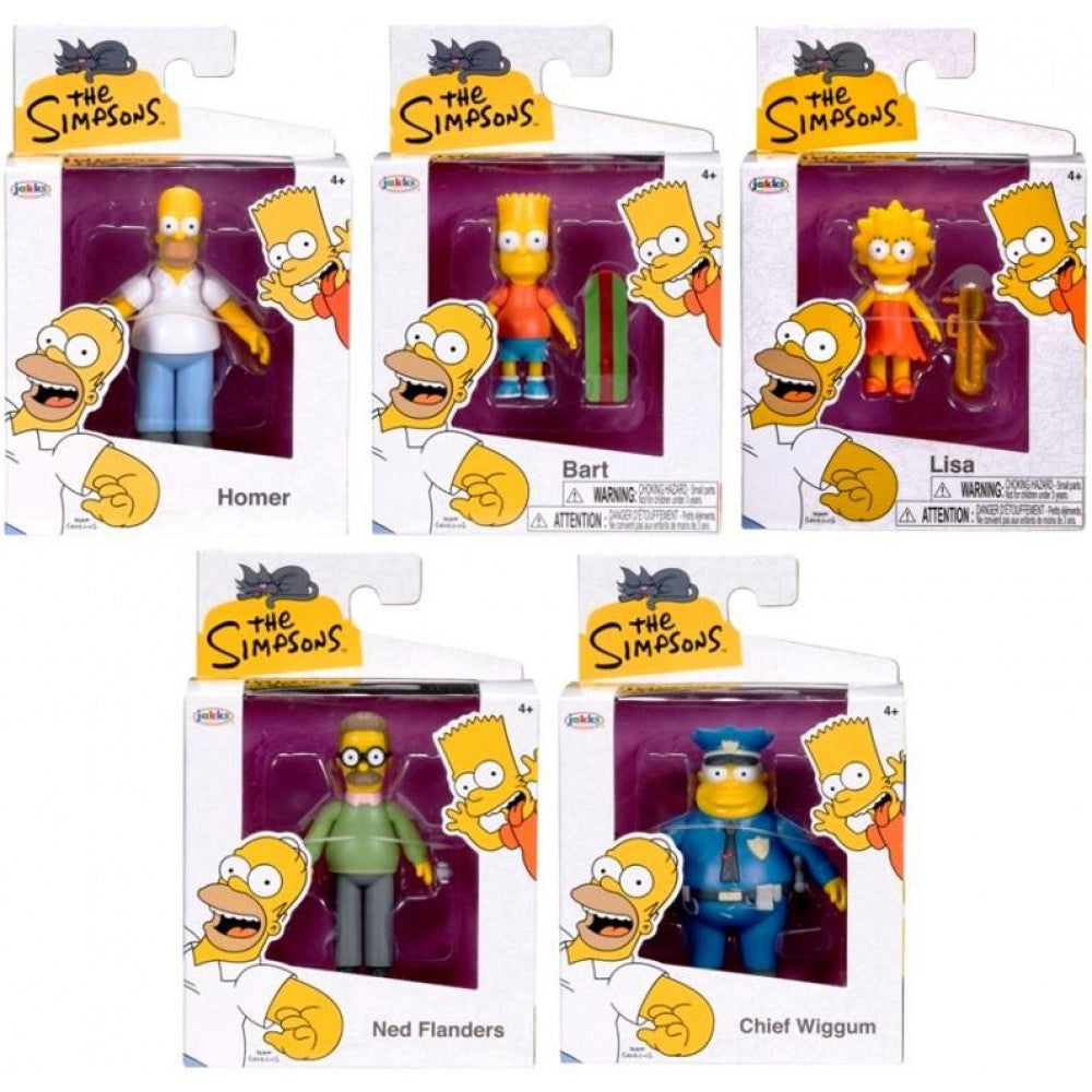 The Simpsons 2.5 Inch Scaled Figure Assorted, Random Delivery