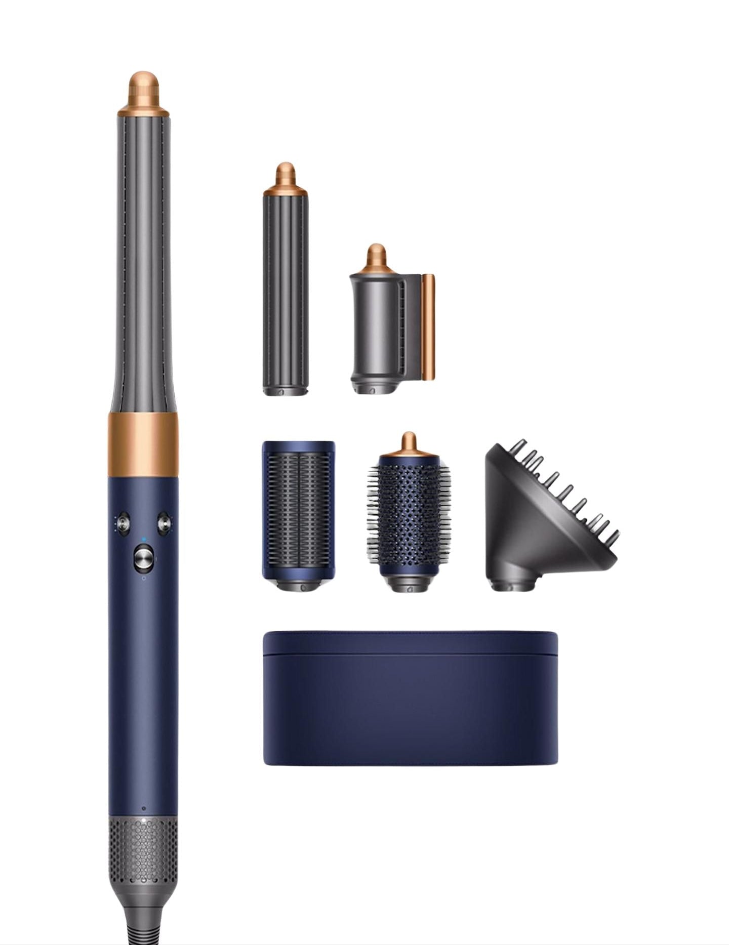 Dyson Airwrap™ Complete Long Volumise Hair Styler, Prussian Blue/Copper