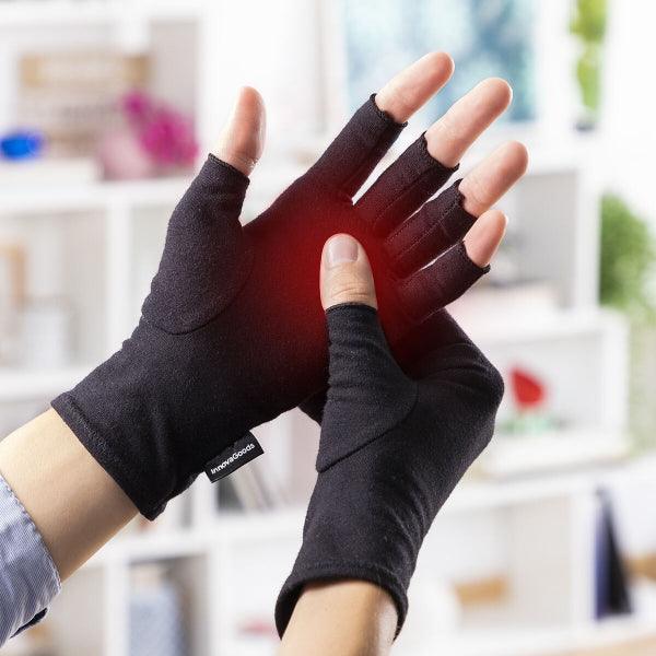 Arthritis Compression Gloves Arves InnovaGoods 2 Units Talla: L