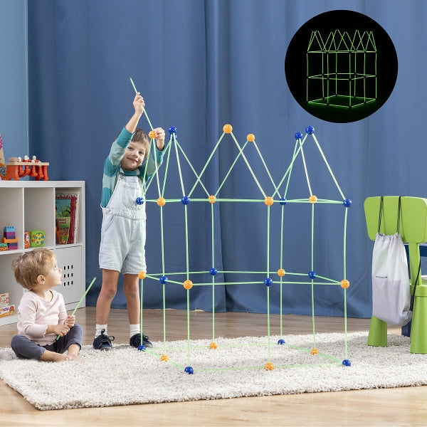 Children’s Fort Building Kit Archikitt 85 Pieces