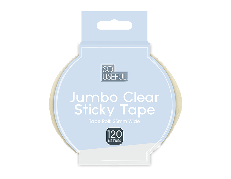 Jumbo Clear Sticky Tape 120m