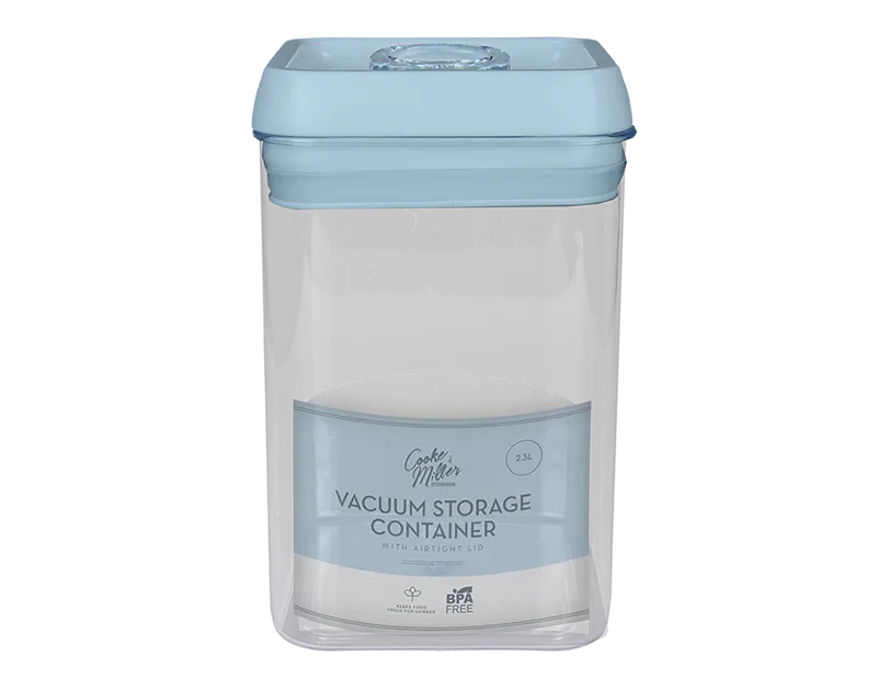 2.3L Pastel Vacuum Storage Container with Airtight Lid - Random Delivery