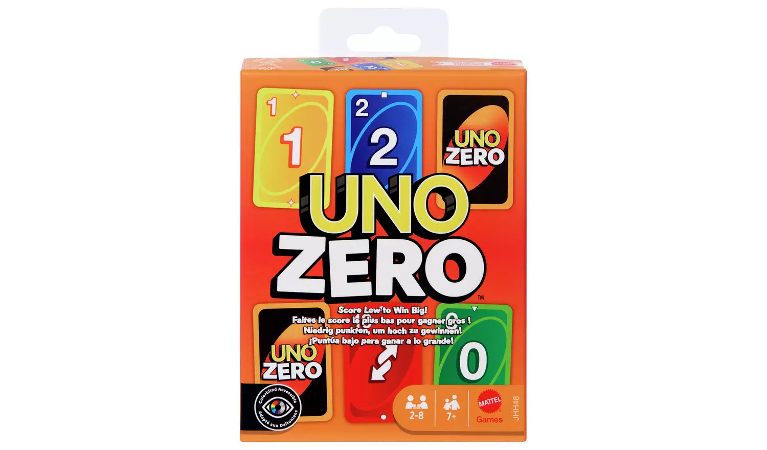 UNO Zero Card Games for Kids, Adults, Family Nights & Travel