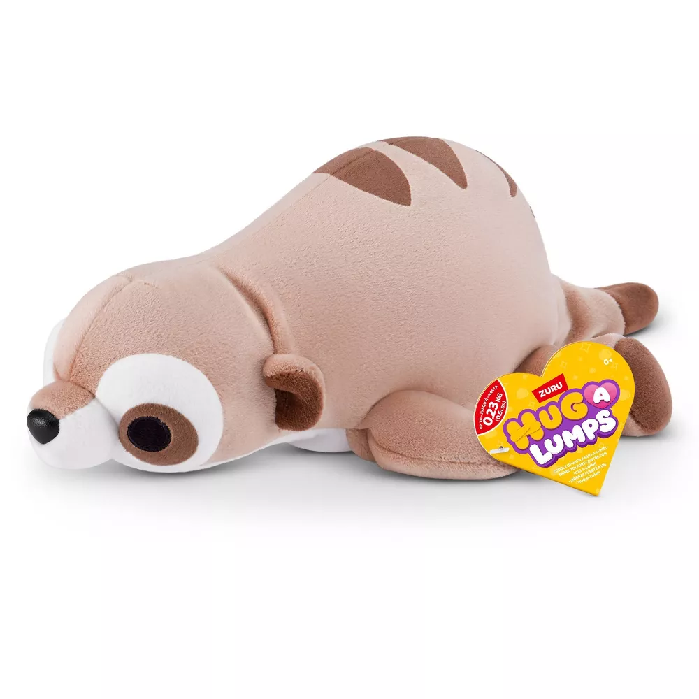 Hug-A-Lumps Meerkat by ZURU, Baby, 0.23kg/0.5lbs, Cuddly Squishy Weighted Plush, Sleeping Pillow Plush, Stuffed Animal