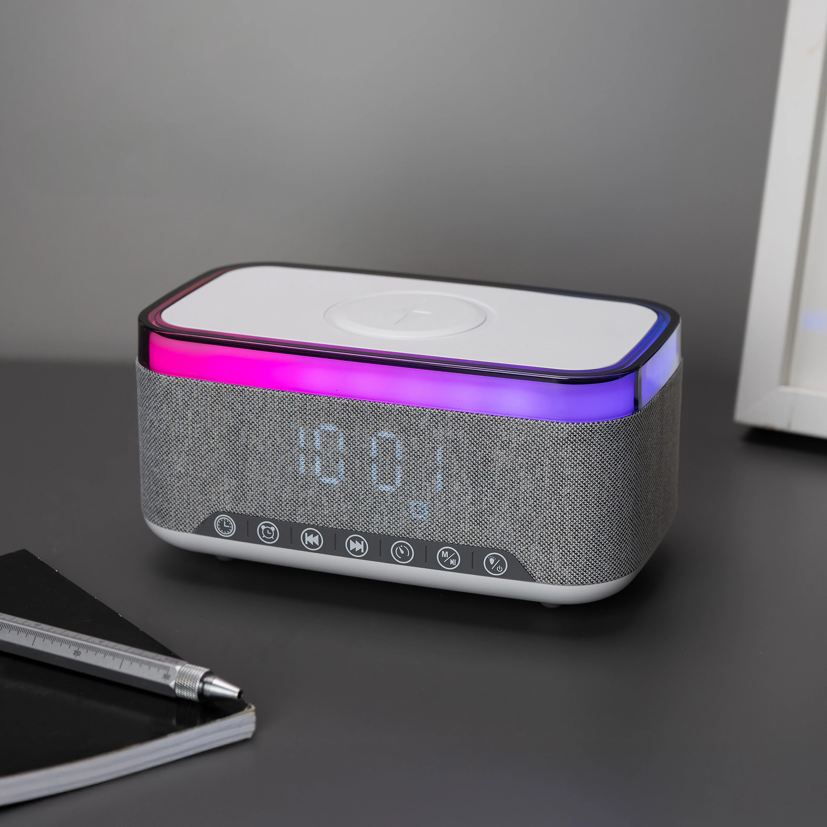 RED5 Wireless T289 Alarm Clock FM Radio & Calming Sleep Aid
